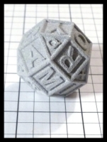 Dice : Dice - 26D - Shapeways 3D Alphabet Printed Dice - Ebay FA collection Oct 2013